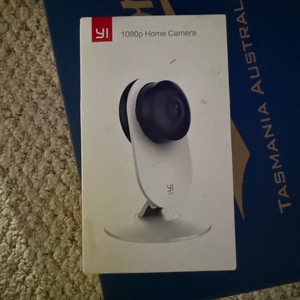 YI 1080p Home Camera in White and Black